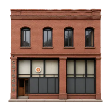 Clay-style rendering of Cotogna in San Francisco