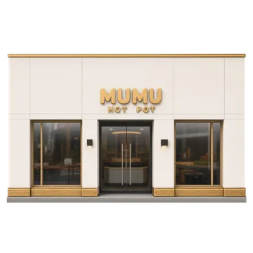 Clay-style rendering of Mumu Hot Pot in Emeryville