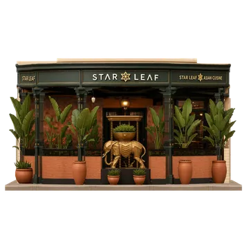 Clay-style rendering of Star Leaf in Pasadena