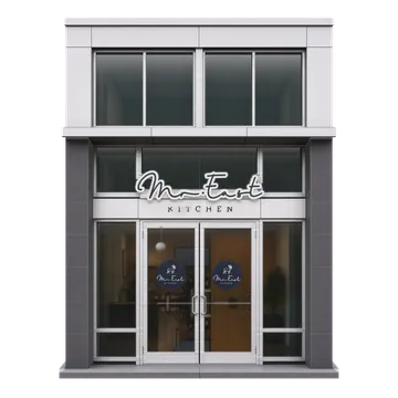 Clay-style rendering of Mr. East Kitchen in San Francisco