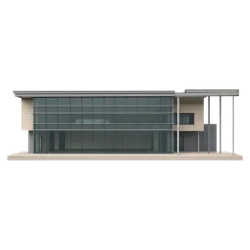 Clay-style rendering of SpaceXAI in Palo Alto