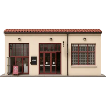 Clay-style rendering of The Interval at Long Now in San Francisco