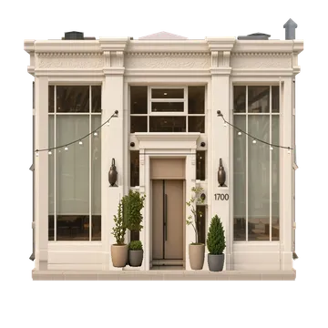 Clay-style rendering of Copra in San Francisco