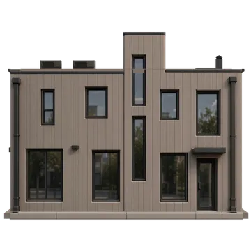 Clay-style rendering of BLANKSPACES Venice in Venice
