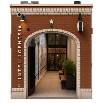 Clay-style rendering of Intelligentsia Coffee in Venice