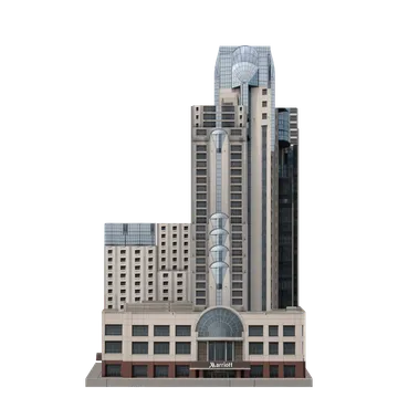 Clay-style rendering of The View Lounge in San Francisco
